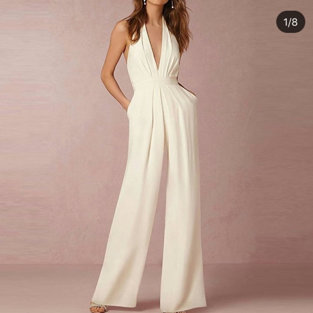 Brand New White Jumpsuit